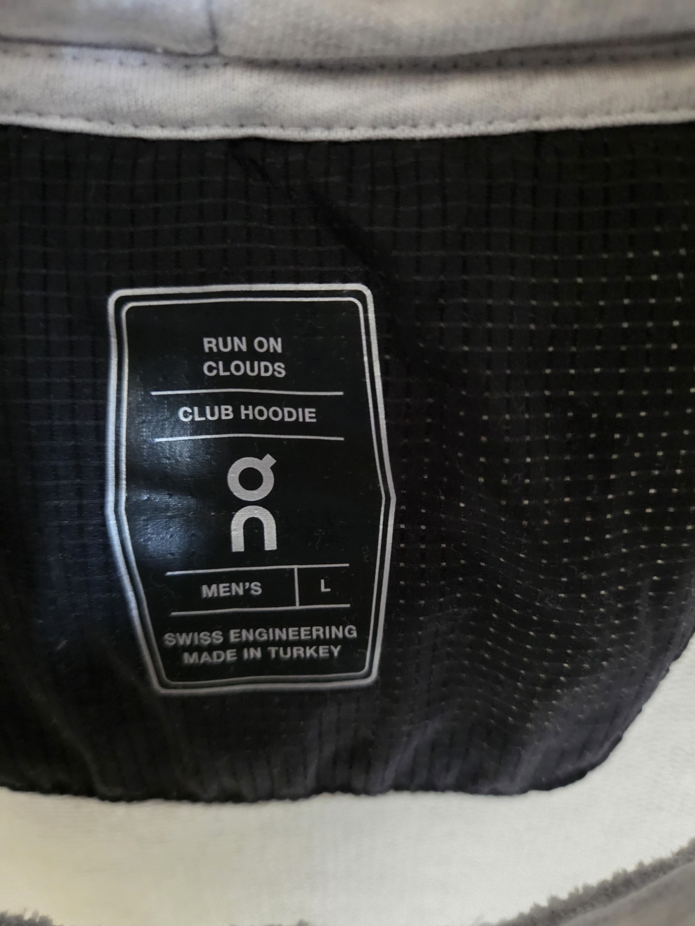 On Running Lightweight Grey Men's Hoodie Sweatshirt - Picture 4 of 4